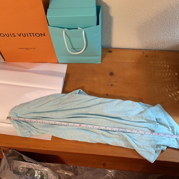 Long Sleeve Side Split Tunic Mint Zest Heather - Picture 6 of 7